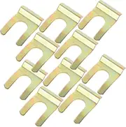 10Pcs U Shaped Brake Line Retainer Clips Durable Hose Clips for Automotive Oil Pipes Easy Installation for Secure Fastening Brake Line Applications