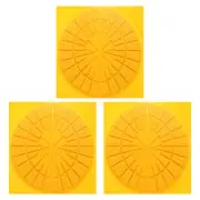 3 Pairs Sole Protector for Sneakers Non Slip Pad Heel Plate Repair Bright Yellow