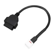For Yamaha R1 R6 MT09 OBD2 OBDII Cable Diagnostic Adapter Connector 4 Pins Black