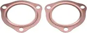 NPKNGZTATW Reusable Copper Header Exhaust Collector Gaskets 3-1/2 Inch Compatible for SBC BBC 302 350 454 3.5 Inch Collectors Gaskets