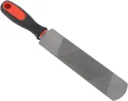 Horseshoe File, 12.8In Ergonomic Hoof Rasp Flat File with Handle for Horse Hoofs