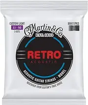 Martin Strings - MM11PK3 - Retro Monel - 3 Pack Custom Light (11-52)