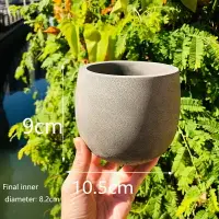 在飛比找樂天市場購物網優惠-MoaiTW 混凝土花盆矽膠模具圓形DIY花盆水泥盆模具U型