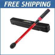 1/2 Torque Wrench 30-250 Ft-Lb with Pre-Calibrated Accuracy ±3% - Durable Design