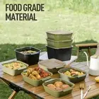 Lunch Box Adults Stackable Food Container for Travel Fruit Vegetables