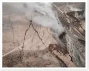 Kilauea Volcano Halema‘uma‘u Visitor Overlook Cracks 2018 Silver Halide Photo