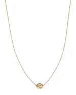 Alberto Amati 14K Yellow Gold Puff Mariner Link Pendant Necklace, 18