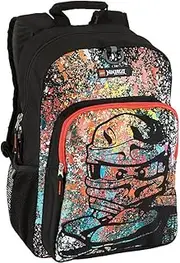 NINJAGO Heritage Classic Kids School Backpack Bookbag for Travel On-the-Go Back to School Boys and Girls, Spraypaint, One Size, Lego Ninjago Spraypaint Heritage Classic Backpack