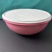 Tupperware Fix n mix Bowl 26 Cup Vintage Collection Pink Cake Bowl New 6.2L !