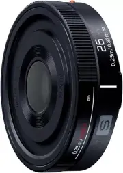 Panasonic Single Focus Lens LUMIX S 26mm F8 Leica L Mount Full Size Black S-R26