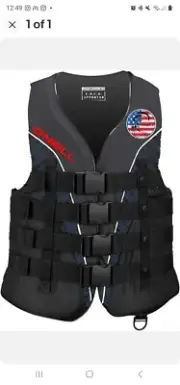 O'Neill Mens Superlite USCG Life Vest M Patriot 4723IA Size 3XL
