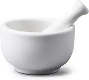 Mini Mortar and Pestle Set – WM Bartleet & Sons Small and Compact 7cm Pestle and Mortar Grinder Perfect for Crushing and Grinding Herbs and Spices with Ease – Made from Hard Wearing Porcelain