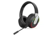 Bourne Wireless Bluetooth Headset Over Ear with Detachable Microphone Black