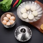 Stainless Steel Changeable Retractable Folding Steamer Tray Steaming Rack
