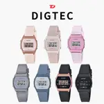 【WANGT】DIGITEC 數碼科技 MDG-6062T 酒桶型 粉 復古 流行 運動 休閒 日期星期 電子錶 手錶