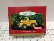 TONKA Hallmark MIGHTY FRONT END LOADER Christmas Ornament Keepsake NEW Xx11