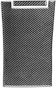 for Mustang for Shelby 2009-2014 Carbon Fiber Interior Armrest Lid Handrail Cover Trim Decoration Sticker Panel Interior Decoration Trim(RHD)