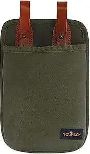 Tourbon Canvas & Leather Bicycle U-Lock Tote Bike Lock Holster Bag