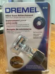 DREMEL TOOL 670-01 Mini Saw Attachment w / Blade NIP