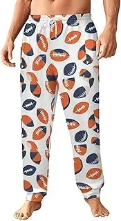 [Generic] Men's Sweatpants, Gridiron Spirit in Color-46, Polyester Joggers, Sweatpants Jogging Pants for Workout Running