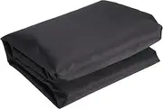 Haofy Folding Bed Cover, Black Portable Folding Bed Cover Furniture Dust Proof Protective for Indoor Outdoor Use (85*33*107cm)
