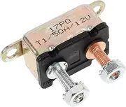 Gatuida Circuit Breaker Auto Reset 30a 14-28v for Vehicle Replacement Mini Circuit Breaker Auto-rest Marine Car Use