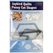 Fussy Cut Shapes Pattern, Gray