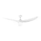 Evolve EC/DC Motor 48" Ceiling Fan with Remote & LED Light in Matt White by H...