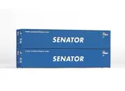 HO Scale Shipping container- 56240 - Pack of 2 Senator 40ft Shipping Containers