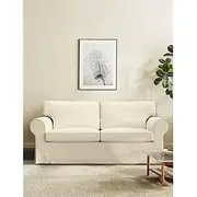 2 Seat Sofa Cover or 2 Seat Sofa Bed Cover with Cushion Covers and Backrest Covers For Ektorp Couch Slipcover Washable Furniture Protector LITB PRIME cover E