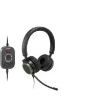 SNOM A330D USB Double Sided Binaural Headset Full Band Audio Remote Control