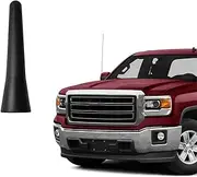 for GM Truck Short Antenna Fit for GMC Sierra 1500-3500 Denali (1999-2024) | Chevy Silverado 1500-3500 (1999-2024) | Black 2.5 inches | Mini Radio Antenna Direct Replacement | Antena para Carro