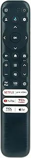 [NTQinParts] Replacement Voice TV Remote Control Controller for TCL 65S551F 65-Inch, 75S551F 75-Inch S5 UHD 4K LED Smart TV (2024 Model)