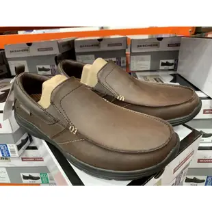 Skechers男皮製休閒鞋 美國尺寸8(26cm)-11(29cm) 好市多代購