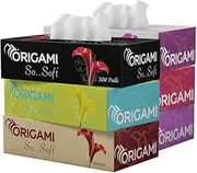 Origami So Soft So Soft 2 Ply Face Tissue Box - 200 Pulls (Pack of 6)