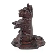 Scottish Terrier Scottie Dog Door Wedge Stopper Cast Iron Rustic Finish 4.5 inch
