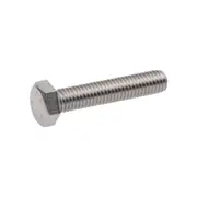 Hex Head Screws Bolts 304 Stainless Steel Metric Flat Hexagon Coarse Threaded Machine Cap Fully Thread Assortment SUS Storage Silver M8x40mm