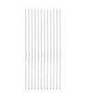 12pcs Kebob Skewers 30cm x 3.8mm x 1mm Stainless Steel Flat BBQ Grill Sticks