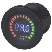 Heavy Duty Quick Simple Operation LED Voltmeter 5-15VDC w/ Bar Graph w/ Brackets