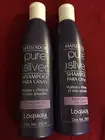(2) Matizador PURE SILVER Primer LOQUAY Shampoo Para Canas 8.45 Fl Oz