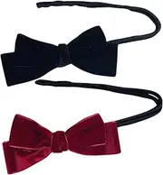Ipetboom 2Pcs Bowknot Hair Bun Maker Elegant Donut Shaper for Thick Thin Hair Versatile Styling Tool for Women for Parties Weddings Daily Wear