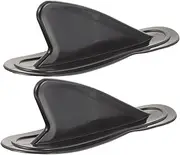 BESPORTBLE Stable Surfboard Fins 2pcs Paddleboard Fins PVC Construction Stand up Fin Easy to Install