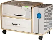Printer Stand Printer Holder Printer Shelf Under Desk Printer Stand with Wheels Mobile Printer and Fax Cart with Drawer and CPU Storage Rack for Office Printer Rack Printer Shelves (Color : C, Size