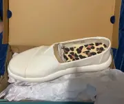 NWT Alpargata Mallow White Canvas Toms - Womens Shoes Size US 9 - Still In Box