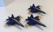 Micro Machines 1995 Freedom Force Collection #6 Blue Angels Jets