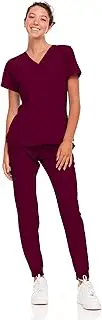 Natural Uniforms Womens Cool Stretch Jogger Scrub Set