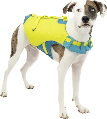 Surf N’ Turf Dog Life Jacket, Dog Life Vest for Swimming, Floatation Vests for D