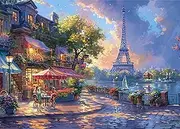 Chalzidar Jigsaw Puzzles for Adults 1000 Pieces, Interlock Perfectly Letter on Back No Dust, Home Decor Birthday Gift Toy for Men Women Elders Seniors, 1:1 Poster - Reflection of The Eiffel Tower
