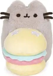 GUND Pusheen Special Limited Edition 10th Anniversary Hamburger Plush 6