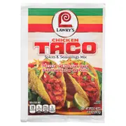 Lawry's, Chicken Taco, Spices & Seasonings Mix, 1 oz (28.3 g)